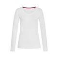 Blanc - Front - Stedman - T-shirt à manches longues CLAIRE - Femme