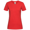 Rouge - Front - Stedman - T-Shirt Classique - Femme