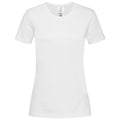 Blanc - Front - Stedman - T-Shirt Classique - Femme