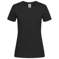 Noir - Front - Stedman - T-Shirt Classique - Femme