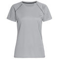 Gris clair - Front - Stedman - T-shirt Raglan - Femme