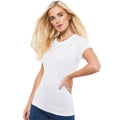 Blanc - Back - Casual Classic - T-shirt - Femme