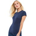 Bleu marine - Back - Casual Classic - T-shirt - Femme