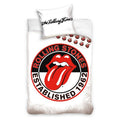 Blanc - Rouge - Noir - Front - The Rolling Stones - Parure de lit