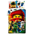 Multicolore - Front - Lego Ninjago - Parure de lit