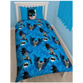Bleu - Gris - Jaune - Back - Batman - Parure de lit