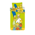 Vert - Jaune - Bleu - Front - Simpsons - Parure de lit