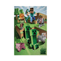 Vert - Marron - Front - Minecraft - Couverture BATTLE