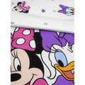 Rose - Blanc - Violet - Side - Minnie Mouse - Parure de lit