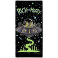 Noir - Vert - Front - Rick And Morty - Serviette