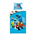 Bleu - Front - Lego City - Parure de lit HEROES