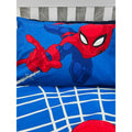 Bleu - Rouge - Blanc - Close up - The Ultimate Spider-Man - Parure de lit CRIME FIGHTER
