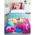 Rose - Bleu - Jaune - Side - SpongeBob SquarePants - Parure de lit