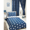 Bleu marine - Blanc - Side - Bedding & Beyond - Parure de lit