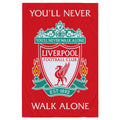 Rouge - Front - Liverpool FC - Couverture YOU'LL NEVER WALK ALONE