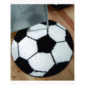 Blanc - Noir - Front - Catherine Lansfield - Tapis IT'S A GOAL