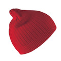 Rouge - Front - Result - Bonnet épais en coton - Adulte unisexe