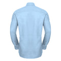 Bleu clair - Back - Russell - Chemise manches longues - Homme