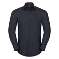 Noir - Front - Russell - Chemise manches longues - Homme