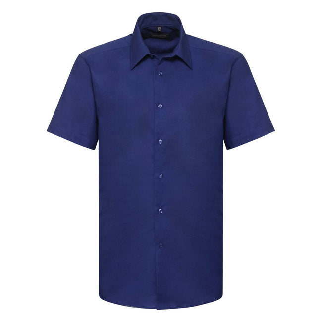 Bleu roi - Front - Russell - Chemise manches courtes - Homme