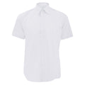 Blanc - Front - Russell - Chemise manches courtes - Homme