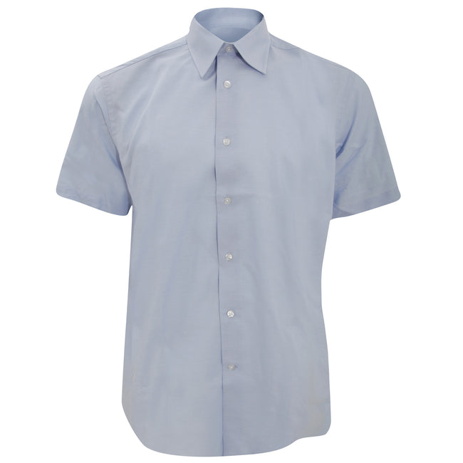 Bleu clair - Front - Russell - Chemise manches courtes - Homme