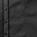 Noir - Pack Shot - Russell Collection - Chemisier à manches longues en popeline - Femme