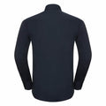 Bleu marine - Back - Chemise à manches longues Russell Collection pour homme