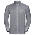 Gris - Front - Russell - Chemise manches longues - Homme
