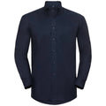 Bleu marine - Front - Russell - Chemise manches longues - Homme