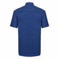 Bleu roi - Back - Russell - Chemise manches courtes - Homme
