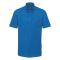 Bleu - Front - Russell - Chemise manches courtes - Homme