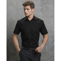 Noir - Pack Shot - Russell - Chemise manches courtes - Homme