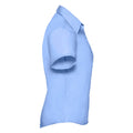 Bleu pâle - Back - Russell Collection - Chemisier à manches courtes sans repassage - Femme