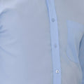 Bleu pâle - Back - Russell - Chemise à manches longues sans repassage - Homme