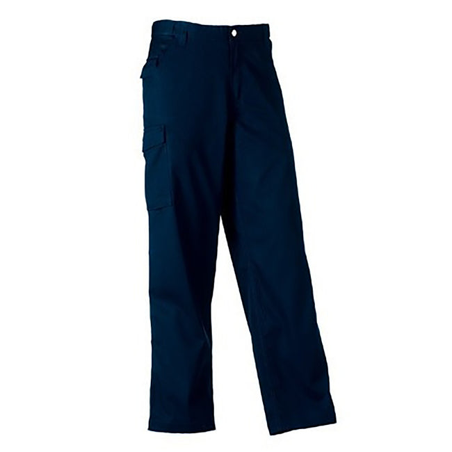 Bleu marine - Back - Russell - Pantalon de travail, coupe longue - Homme