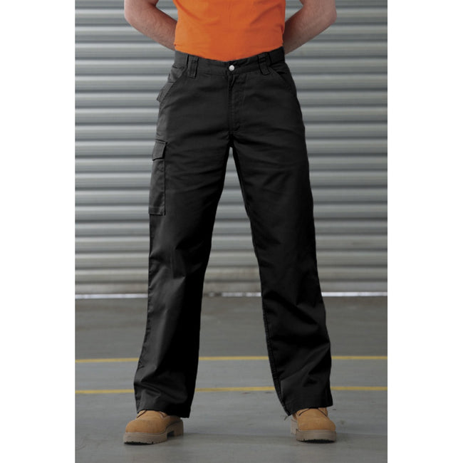 Noir - Back - Russell - Pantalon de travail robuste, coupe régulière - Homme