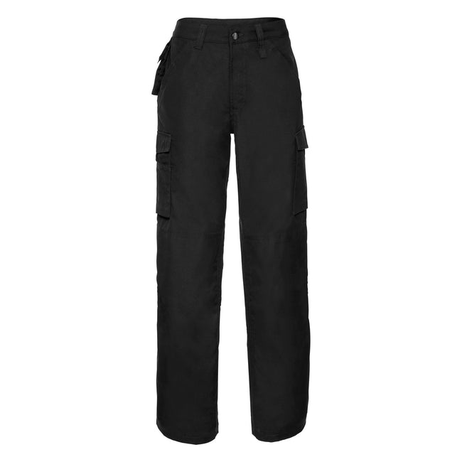 Noir - Front - Russell - Pantalon de travail robuste, coupe régulière - Homme