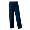Bleu marine - Back - Russell - Pantalon de travail robuste, coupe longue - Homme