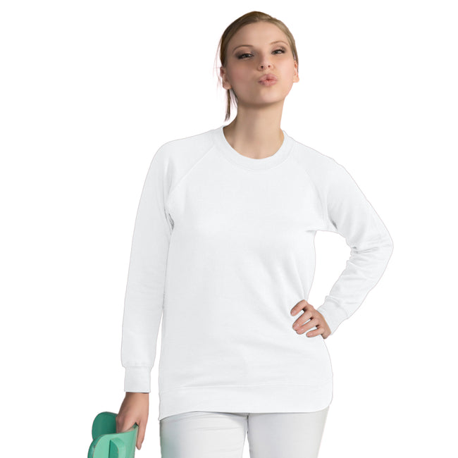 Blanc - Back - SG - Sweatshirt à manches longues - Femme