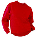 Rouge - Side - UCC - Sweatshirt uni épais - Adulte unisexe