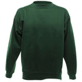 Vert bouteille - Front - UCC - Sweatshirt uni épais - Adulte unisexe