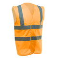 Orange - Back - Yoko - Gilet de sécurité haute visibilité - Mixte