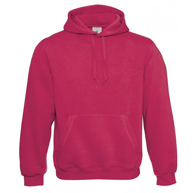 Fuchsia - Front - B&C - Sweatshirt à capuche - Hommes