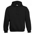 Noir - Front - B&C - Sweatshirt à capuche - Hommes