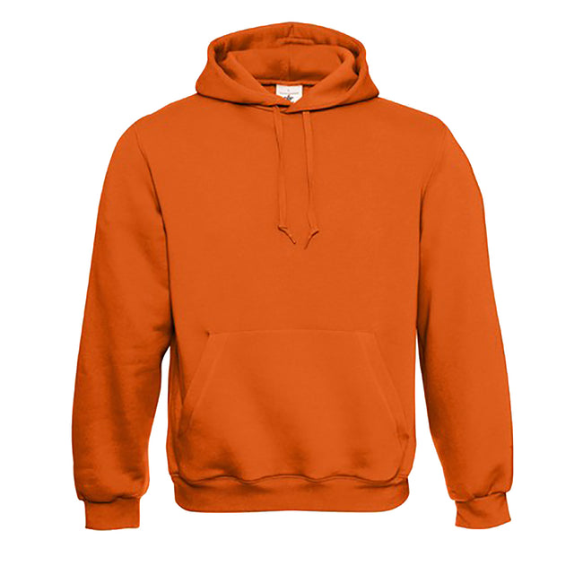 Orange foncé - Front - B&C - Sweatshirt à capuche - Hommes