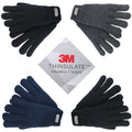 Noir - Side - Yoko - Gants de ski thermiques Thinsulate 3M - Adulte unisexe