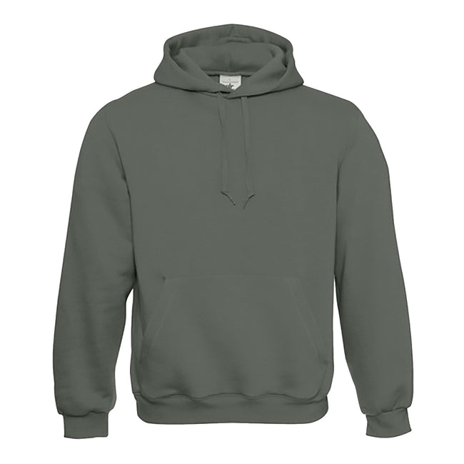 Kaki clair - Front - B&C - Sweatshirt à capuche - Hommes