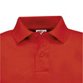 Rouge - Back - B&C Safran - Polo 100% coton - Enfant unisexe