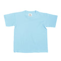 Bleu ciel - Front - T-shirt B&C Exact 150 pour enfant